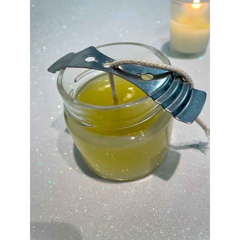 Kit Centralizador Suporte de Pavio em Metal para Velas