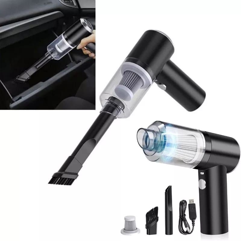 Aspirador De Pó Usb Portátil Completo Linha Premium Carro E Casa 2000mAh