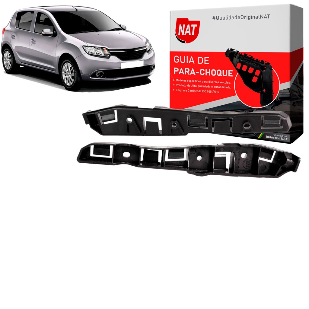 Suporte Guia Parachoque Sandero 2007 Até 2014 Dianteiro em Oferta na Shopee