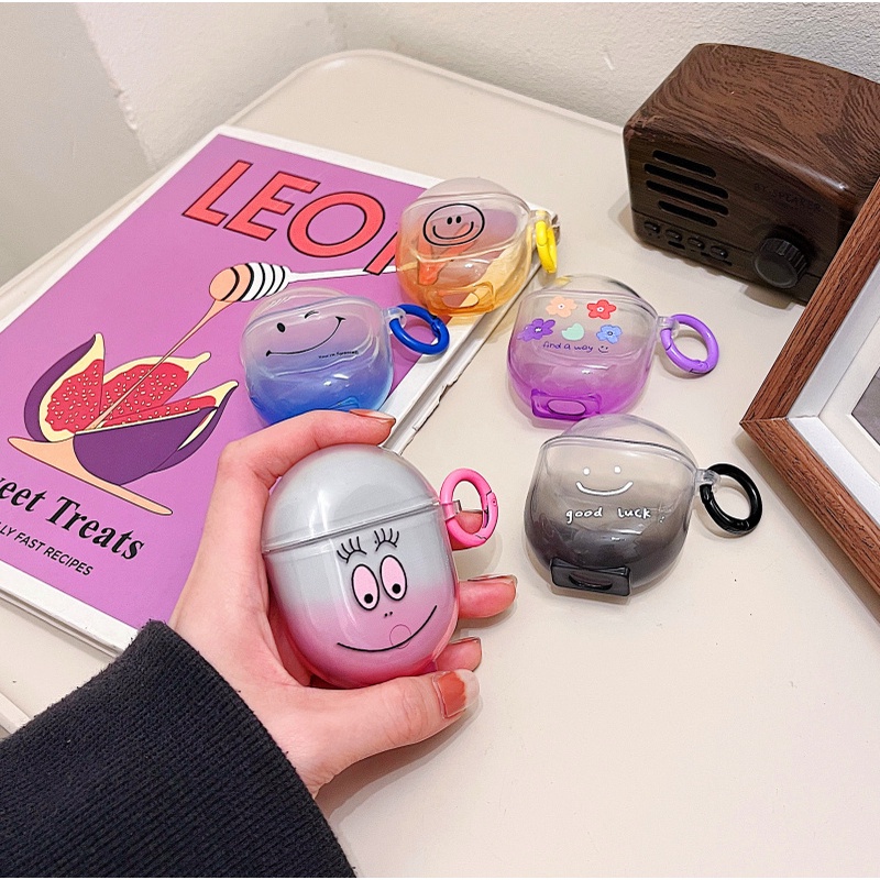 Redmi Buds 3 Pro Case Gradient Smiley 4 Bluetooth Fone De Ouvido À Prova De Poeira Capa Macia Tpu