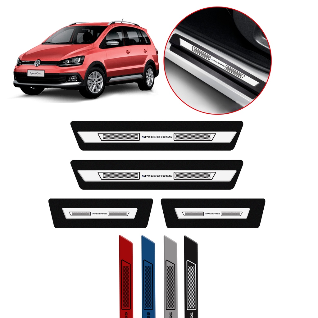 Soleira de Porta na Cor do Carro para Volkswagen Space cross