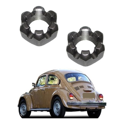 Par Porca Sem Aba Cubo Roda Traseira Fusca Brasilia Variant em Oferta na Shopee