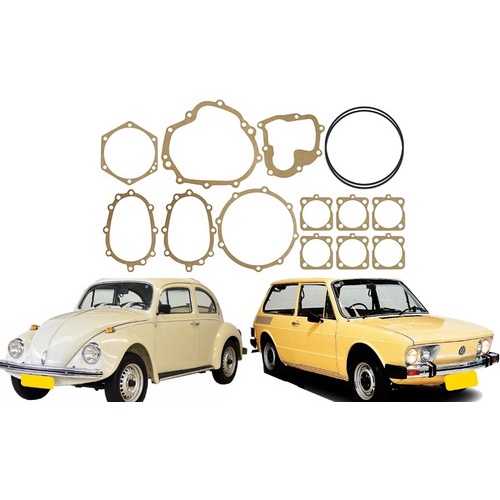 Junta + Anel Vedacao Cambio Fusca 1300 1500 1600 - Brasilia em Oferta na Shopee
