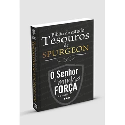Bíblia de Estudo Temática | RC | Harpa | Letra Grande | Tesouros de Spurgeon | Preta Escudo