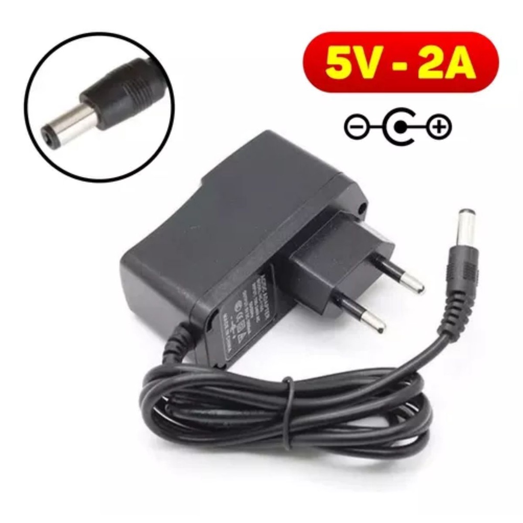 Fonte Estabilizada Chaveada Bivolt 5v 2a P4 2mm Universal em Oferta na Shopee