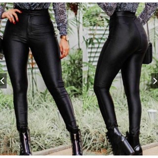 Calça Disco Cirrê Hot Pants Cintura Alta SEM Bolsos E Zíper Funcional Feminina　　　1003＃