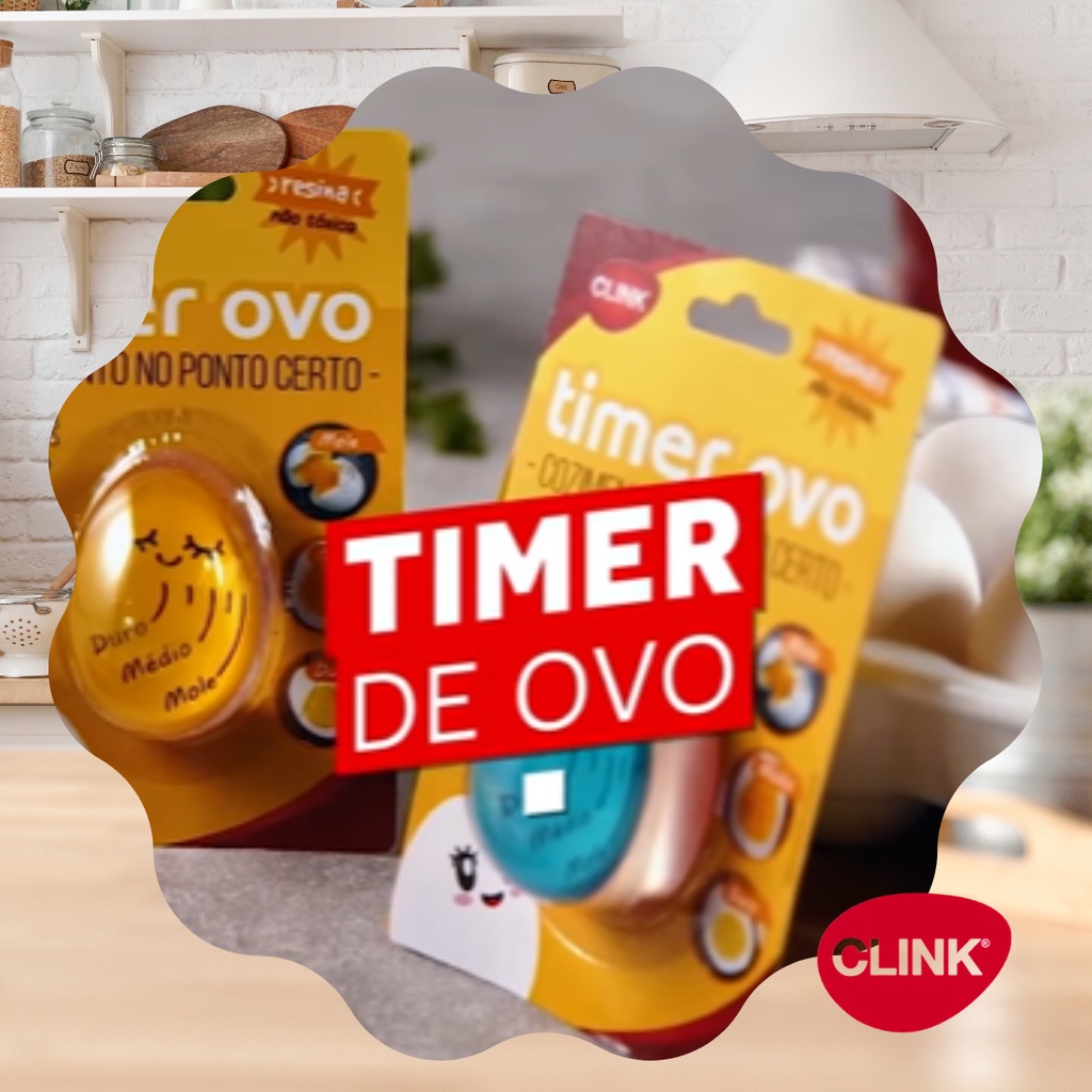 Temporizador de Ovo Timer Egg Cozido No Ponto Certo