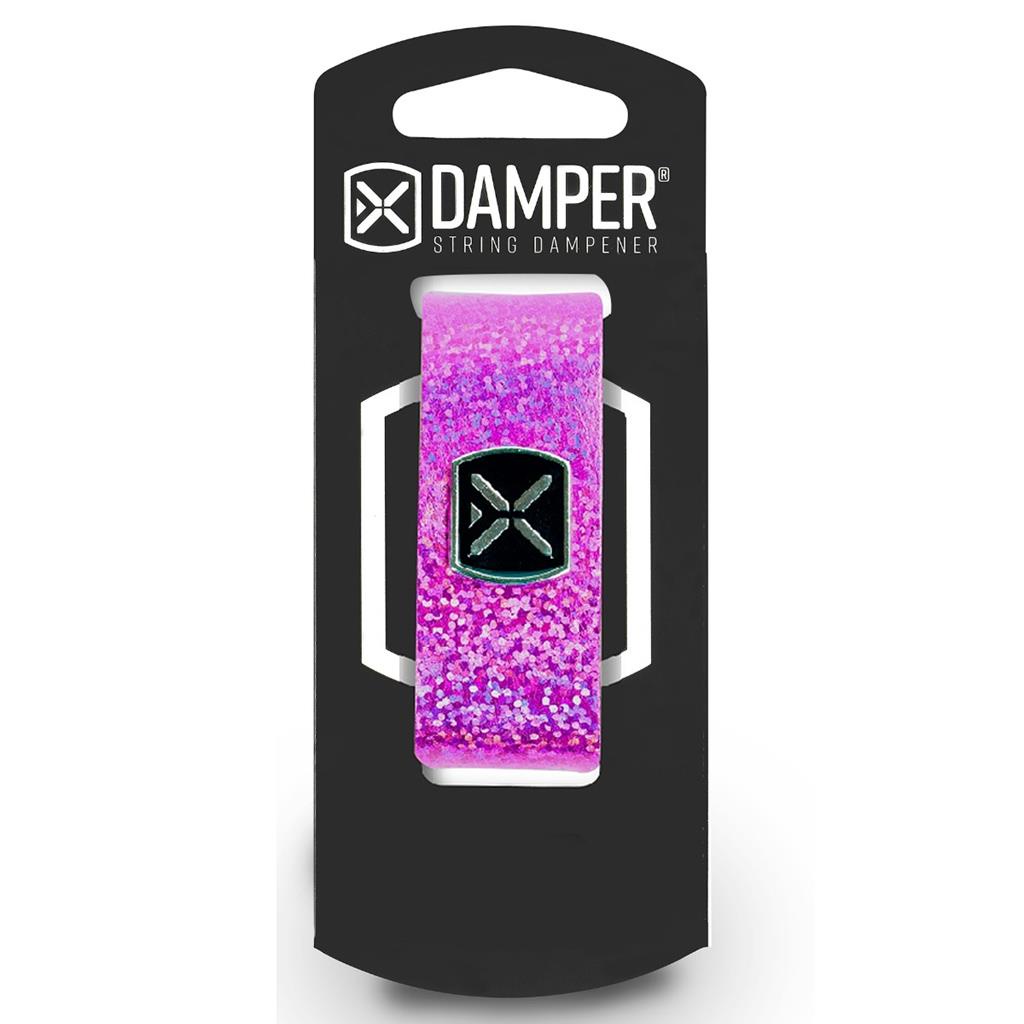 Abafador De Cordas Fretwrap Medio Violao Baixo Rosa Damper