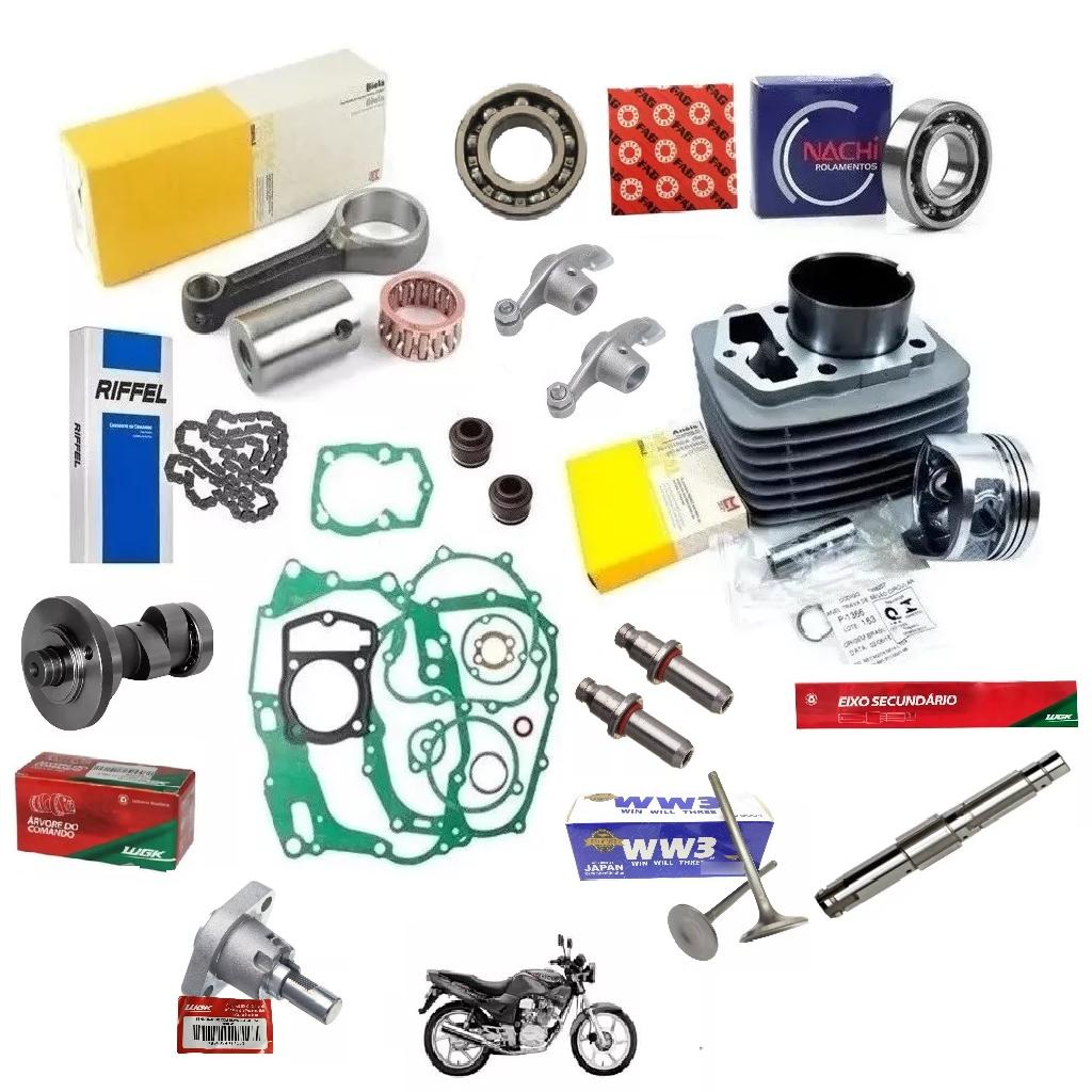 Kit Motor Compl Cbx Xr 200 Strada Biela Comando Balancim
