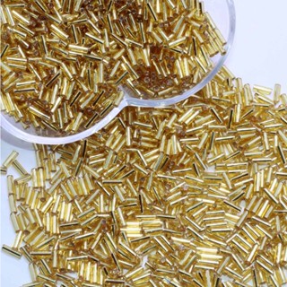 Canutilho Dourado Transparente jablonex 7mm 25g