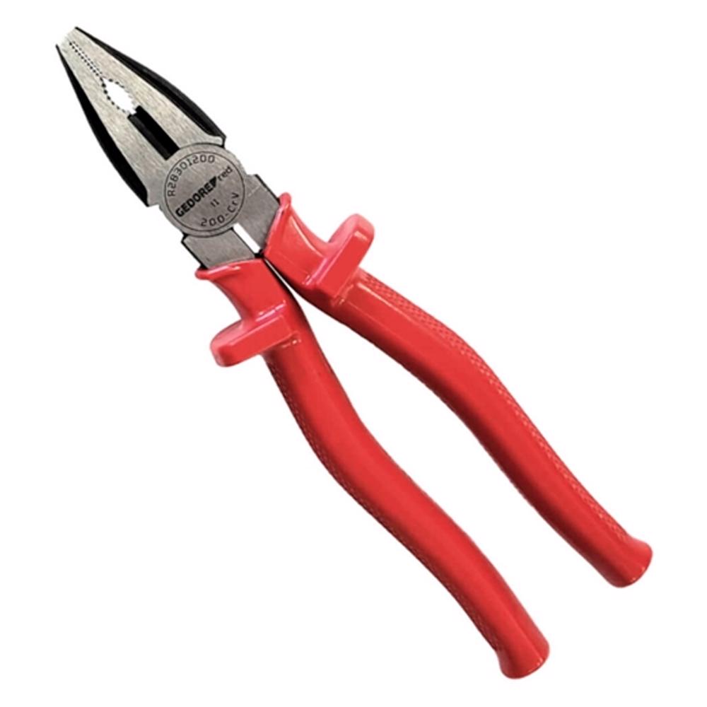 Alicate Universal 8Pol. Gedore Red Em Cromo Vanádio Profissional Alta Qualidade 1000v em Oferta na Shopee