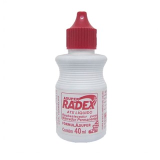 Tinta para pincel atômico 40ml Vermelha Radex