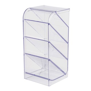 Organizador diagonal multiuso 4 divisões cristal 10330018 Waleu