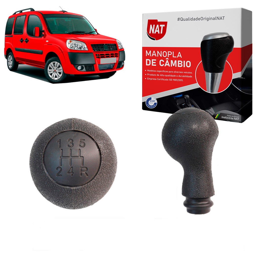 Manopla de Câmbio Fiat Doblô Ano 2002 Até 2014 em Oferta na Shopee