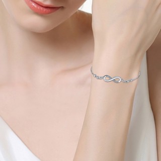Pulseira Feminina De Alta Qualidade Pandora 100 % Prata S925 Ajustável 8 Personagens Presente De Encanto