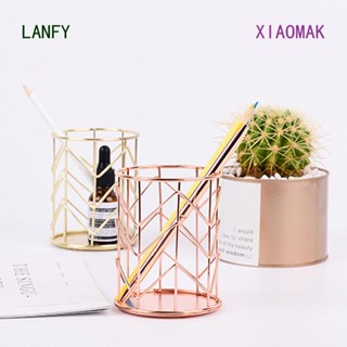 XIAOMAK Porta-Caneta Gold Rose Multifuncional Caixa De Armazenagem De Maquiagem Material Escolar De Escritório