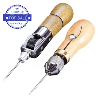 Conjunto De Costura Diy Leather Sewing Machine Awl Thread Speedy Stitcher Kit Para Calçadeira De Cinto Lona De Couro W9H7