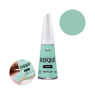 Esmalte Cremoso Voltei Menta.Liza Risqué 8ML Mnaicure