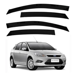 Defletor Calha de Chuva Focus Hatch Sedan 2010 a 2013 4 Portas Ecoflex