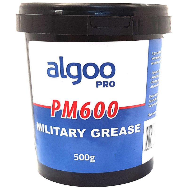 Graxa PM600 Military Grease Algoo Pro 500 gramas para Suspensão E Rolamentos Bicicletas Vermelha