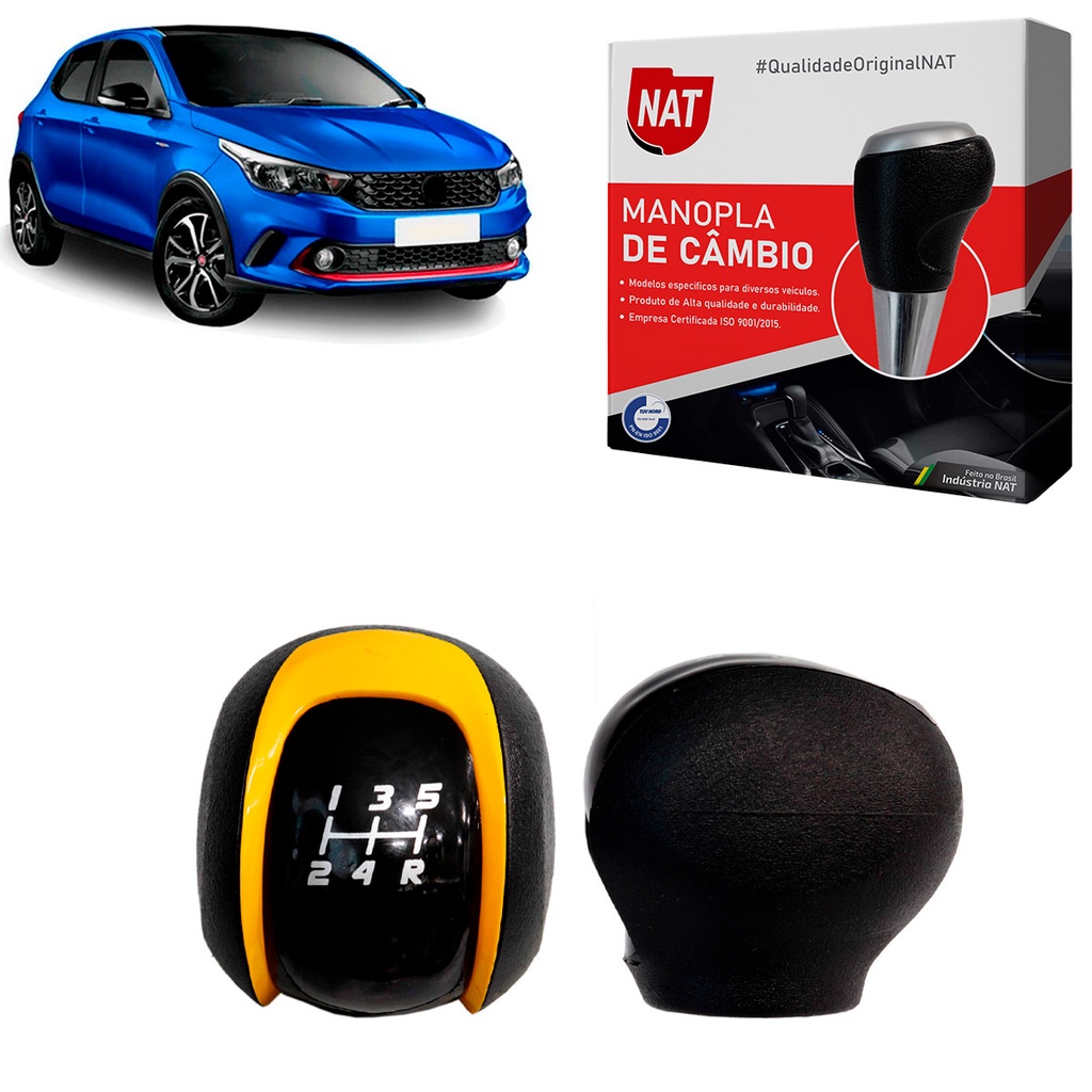 Manopla de Câmbio Fiat Argo E Cronos Ano 2017 Até 2021 em Oferta na Shopee