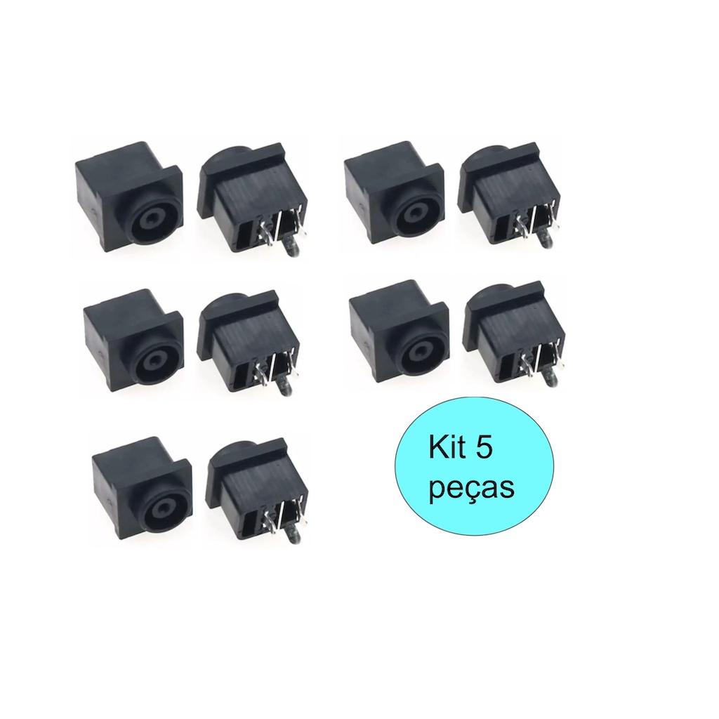 Promoção com 5 Conector Da Fonte 3 Pinos Compatível Com Placa Tv LG
