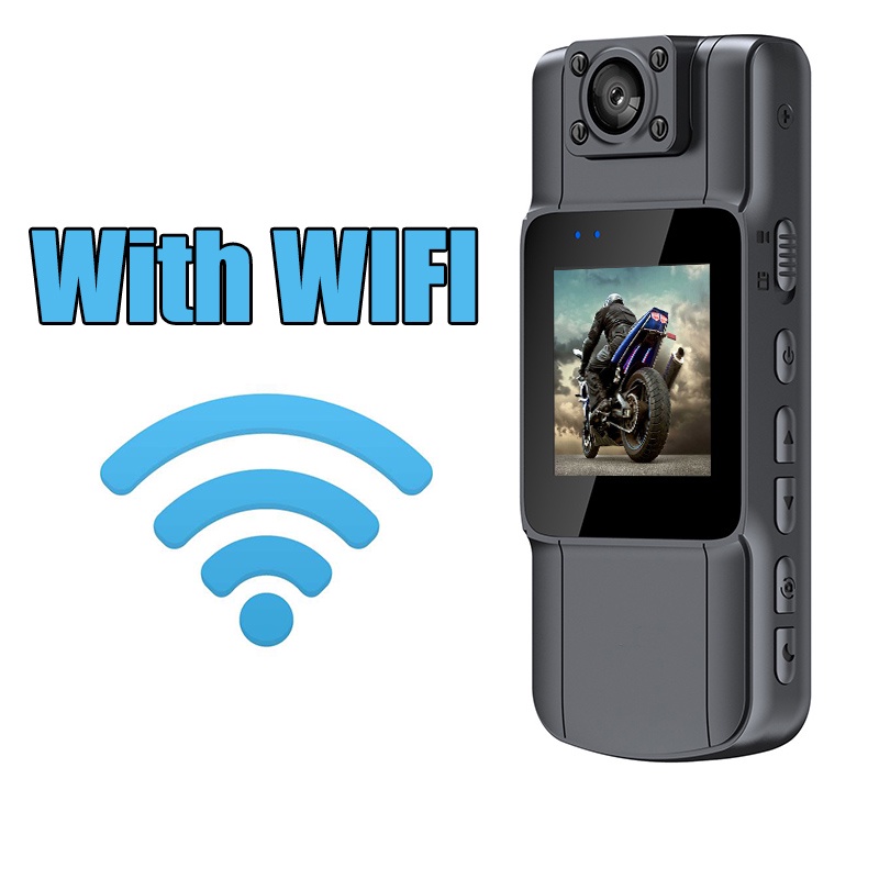 4K HD Mini Câmera WIFI  Portátil  Corporal De Visão Noturna Infravermelha Gravador De Vídeo Digital Esportiva Magnética Pequena