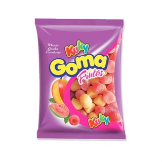 Goma Docinha Novidade Framboesa, Manga e Goiaba 500 Gramas