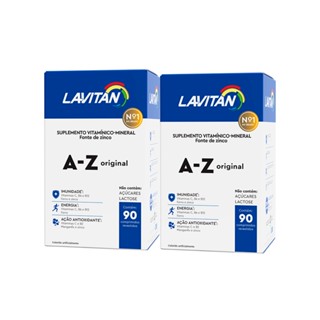 Multivitamínico Lavitan AZ Com 90 Comprimidos 2 Caixas