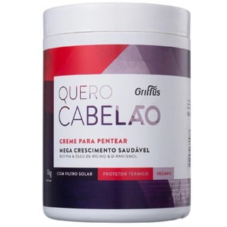 Creme para Pentear Griffus Quero Cabelão 1kg em Oferta na Shopee