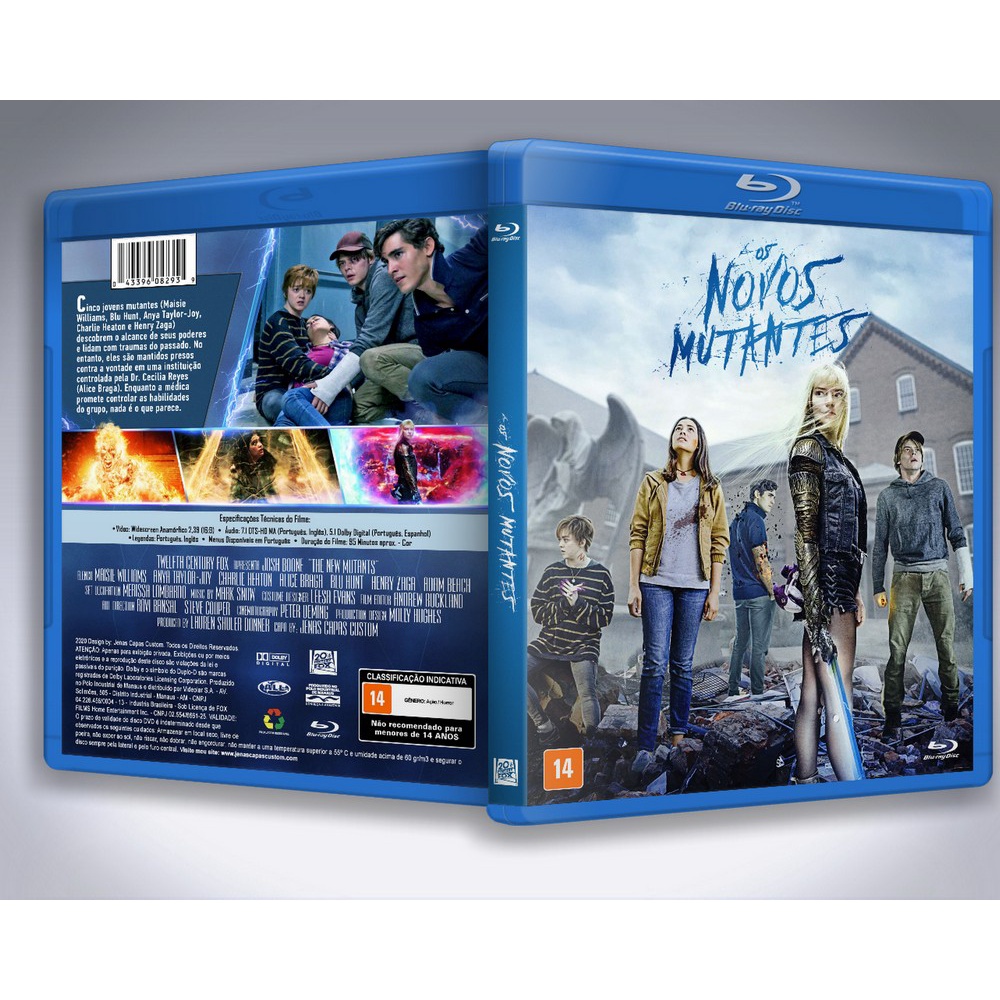 Blu-ray: Os Novos Mutantes DUB/LEG [PERSONALIZADO]