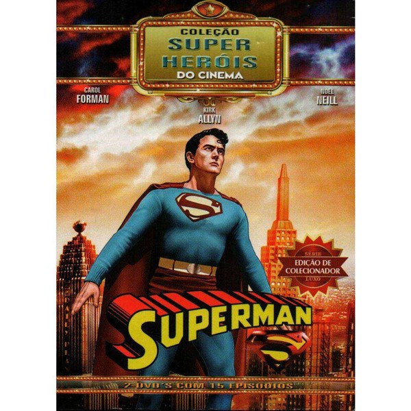DVD DUPLO COLEÇÃO SUPER HERÓIS DO CINEMA - SUPERMAN