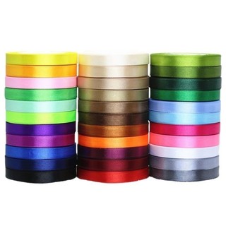 25 Jardas/Rolo 10mm Cor Única Face Fita Webbing Flores Embrulhadas De Natal