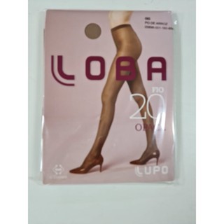 Meia Calça Loba Fio 20 Opaca Com Elastano Lupo 5898.