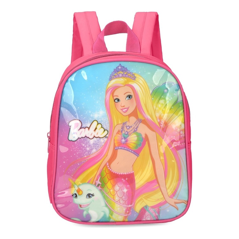 Mochila Pequena Infantil Feminina Luxcel Barbie Sereia