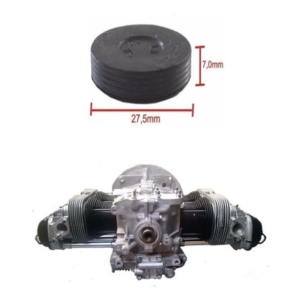 Selo Borracha Comando Valvula Motor Fusca Brasilia Kombi em Oferta na Shopee