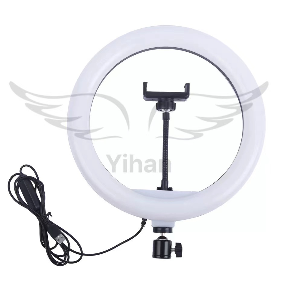 Luz de preenchimento LED ajustável de 12 polegadas 30 cm com suporte para celular YIHAN em Oferta na Shopee