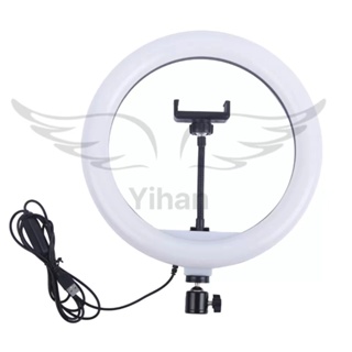 Luz de preenchimento LED ajustável de 12 polegadas 30 cm com suporte para celular YIHAN em Oferta na Shopee