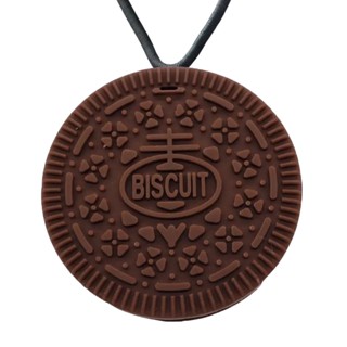 Mordedor Biscoito Colar sensorial p/ Autista Ansiedade Tdah