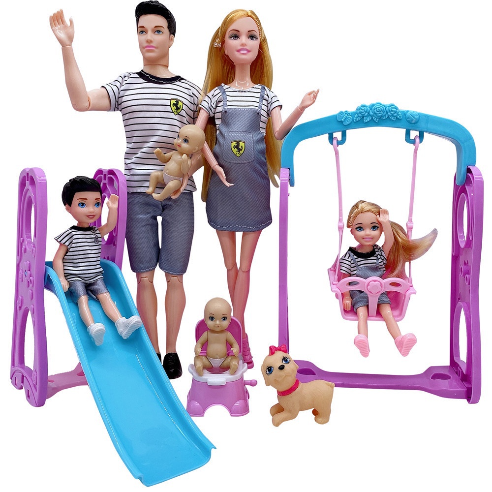Conjunto de boneca 30cm com boneca grávida barriga grande, 6 peças, brinquedo de simulação para meninas