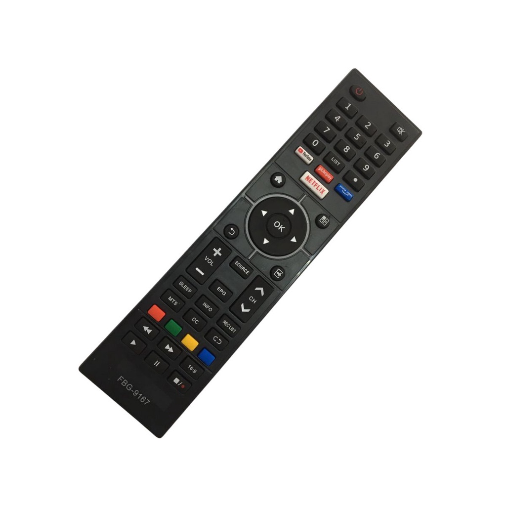 Controle Remoto Smart Tv Multilaser Tl030 Tl031 Tl035 Tl036 FBG-9167