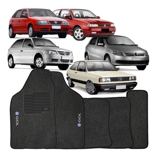 TAPETE SOFT ECOTAP 05 PCS GRA ADAPTAVEL VW GOL G2 G3 G4 80/13 S4252 em Oferta na Shopee