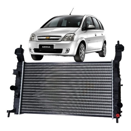 Radiador Eurus Gm Meriva 1.4 1.8 2002 2003 2004 2005 2006 2007 2008 2009 2010 2011 2012 em Oferta na Shopee