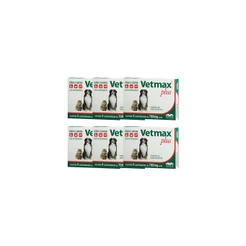 Vetmax Plus 700mg Vetnil 4 comp. Cães e Gatos Kit com 6