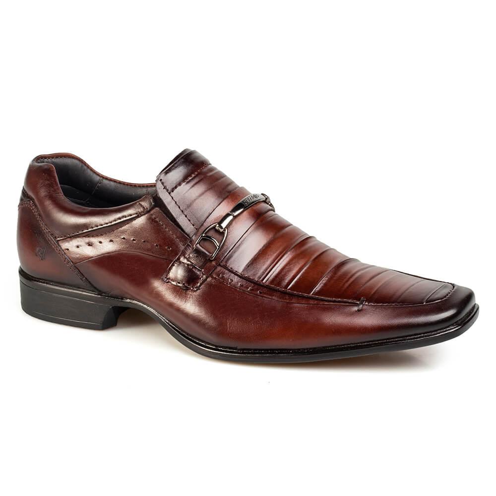 Sapato Social Rafarillo Las Vegas 79346 Couro legitimo sem cadarço moderno confortável em Oferta na Shopee