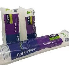 TAMPA DESCARTÁVEL T-100 PARA COPO 200ML COM 100 UNIDADES