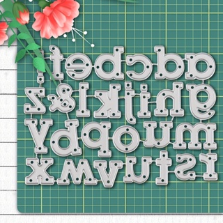 26 Letras Do Alfabeto Cortes De Metal Papel De Raspagem Cartões De Felicitações Artesanato em Oferta na Shopee