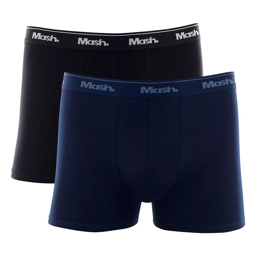Kit Cueca Boxer Mash 2 Peças Masculina Algodão Elástico em Oferta na Shopee