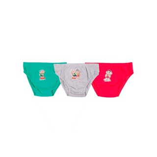 Kit com 3 Cuecas Infantil Slip Turma da Mônica 02.04.0037
