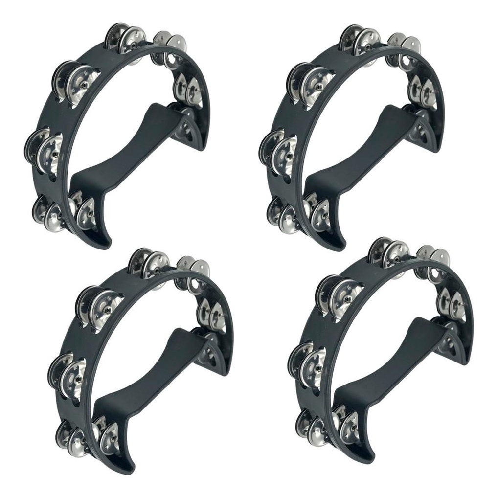 Pandeiro Meia Lua Pandeirola Liverpool 4 Pecas Profissional